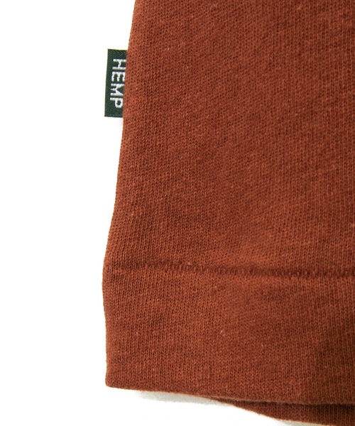 MANASTASH（マナスタッシュ）の「MANASTASH/マナスタッシュ　HEMP BOXY TEE（Tシャツ/カットソー・メンズ・ブラック/ブラウン/ナチュラル・MEDIUM/LARGE/X-LARGE）」の8枚目の写真
