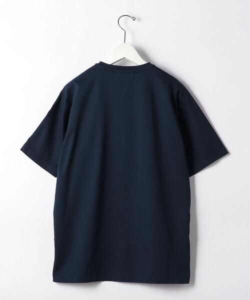 green label relaxing(グリーンレーベルリラクシング)の「<green label relaxing>COOLスムース クルーネック 半袖 Tシャツ -接触冷感-(Tシャツ/カットソー・メンズ・ホワイト/ダークブラウン/ネイビー・SMALL/MEDIUM/LARGE)」の9枚目の写真
