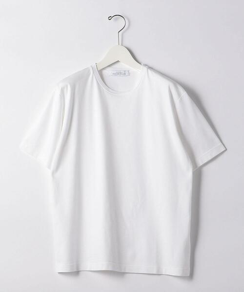 green label relaxing(グリーンレーベルリラクシング)の「<green label relaxing>COOLスムース クルーネック 半袖 Tシャツ -接触冷感-(Tシャツ/カットソー・メンズ・ホワイト/ダークブラウン/ネイビー・SMALL/MEDIUM/LARGE)」の18枚目の写真