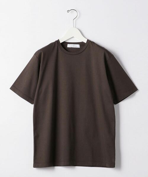 green label relaxing(グリーンレーベルリラクシング)の「<green label relaxing>COOLスムース クルーネック 半袖 Tシャツ -接触冷感-(Tシャツ/カットソー・メンズ・ホワイト/ダークブラウン/ネイビー・SMALL/MEDIUM/LARGE)」の13枚目の写真
