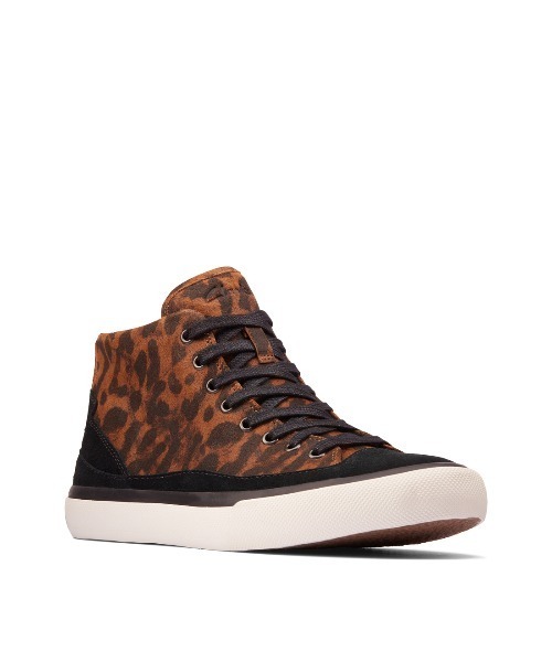 【ネット限定】Aceley Zip Hi / レディース エイスリージップハイ(レオパードスエード)