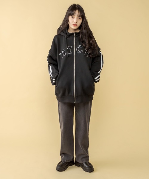 RASVOA（ラスボア）の「ホックタックデニムパンツ（デニムパンツ・レディース・ブラック・S/M）」の22枚目の写真