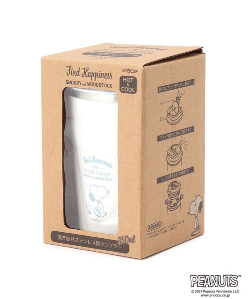 SHOO・LA・RUE(シューラルー)の「◆【スヌーピー】コーヒータンブラーS 350ml(グラス/マグカップ/タンブラー・レディース・ホワイト・00)」の2枚目の写真