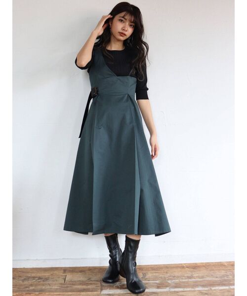 MURUA（ムルーア）の「グロスワイドリブスリムニット（ニット/セーター・レディース・ブラック/パープル/オレンジ/グリーン・FREE）」の21枚目の写真