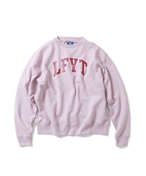 Lafayette（ラファイエット）の「LFYT ラファイエット [Lafayette] - アーチロゴ クルーネック スウェットシャツ [LFYT ARCH LOGO CREWNECK SWEATSHIRT]（スウェット・メンズ・アッシュグレー/ライトブルー/ブラック/パープル/ネイビー・M/L/XL/XXL/S）」の5枚目の写真