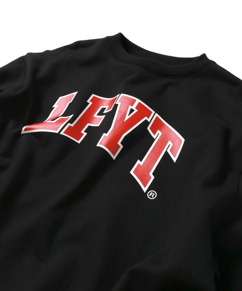 Lafayette（ラファイエット）の「LFYT ラファイエット [Lafayette] - アーチロゴ クルーネック スウェットシャツ [LFYT ARCH LOGO CREWNECK SWEATSHIRT]（スウェット・メンズ・アッシュグレー/ライトブルー/ブラック/パープル/ネイビー・M/L/XL/XXL/S）」の6枚目の写真