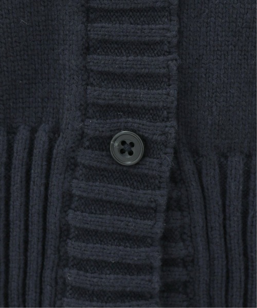 Spick & Span(スピックアンドスパン)の「ソフトコアヤーンフロンタブルベスト(ベスト・レディース・ネイビー/アイボリー・FREE)」の10枚目の写真