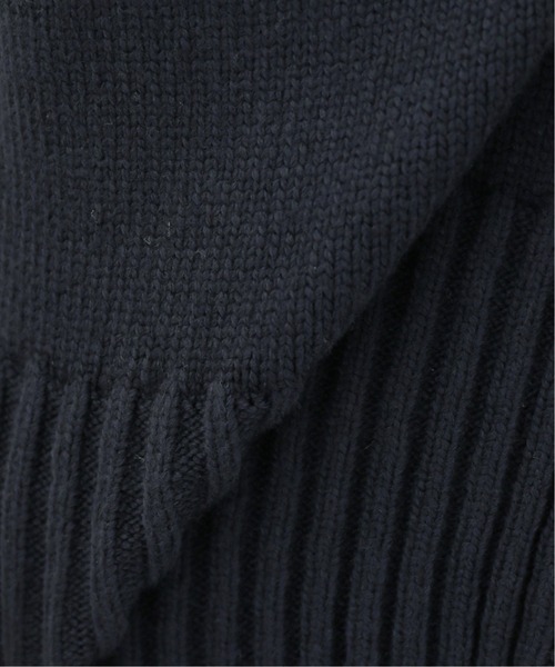 Spick & Span(スピックアンドスパン)の「ソフトコアヤーンフロンタブルベスト(ベスト・レディース・ネイビー/アイボリー・FREE)」の4枚目の写真