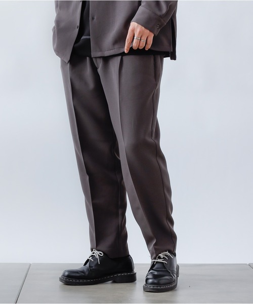 COLONY 2139（コロニートゥーワンスリーナイン）の「ストレッチイージーケアパンツ(テーパード)/スラックス※セットアップ対応（スラックス・メンズ・チャコールグレー/ブラック/ネイビー・MEDIUM/LARGE/X-LARGE）」の3枚目の写真