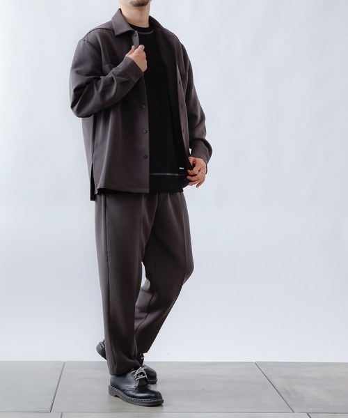 COLONY 2139（コロニートゥーワンスリーナイン）の「ストレッチイージーケアパンツ(テーパード)/スラックス※セットアップ対応（スラックス・メンズ・チャコールグレー/ブラック/ネイビー・MEDIUM/LARGE/X-LARGE）」の13枚目の写真