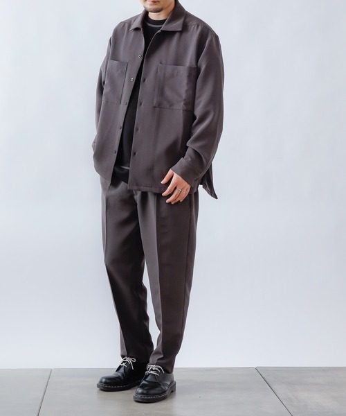 COLONY 2139（コロニートゥーワンスリーナイン）の「ストレッチイージーケアパンツ(テーパード)/スラックス※セットアップ対応（スラックス・メンズ・チャコールグレー/ブラック/ネイビー・MEDIUM/LARGE/X-LARGE）」の15枚目の写真