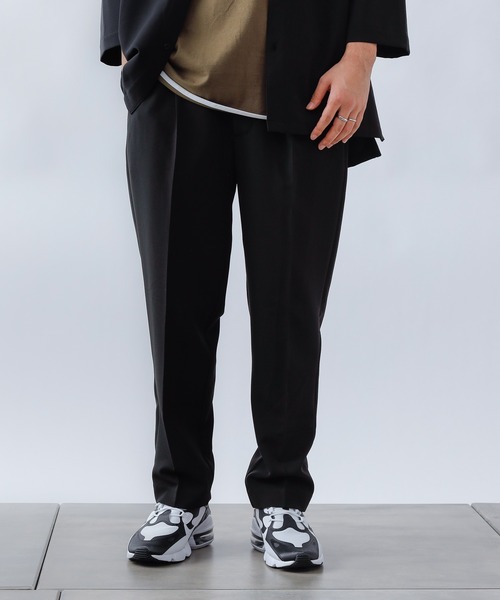 COLONY 2139（コロニートゥーワンスリーナイン）の「ストレッチイージーケアパンツ(テーパード)/スラックス※セットアップ対応（スラックス・メンズ・チャコールグレー/ブラック/ネイビー・MEDIUM/LARGE/X-LARGE）」の4枚目の写真