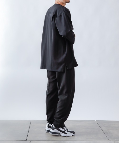 COLONY 2139（コロニートゥーワンスリーナイン）の「ストレッチイージーケアパンツ(テーパード)/スラックス※セットアップ対応（スラックス・メンズ・チャコールグレー/ブラック/ネイビー・MEDIUM/LARGE/X-LARGE）」の9枚目の写真