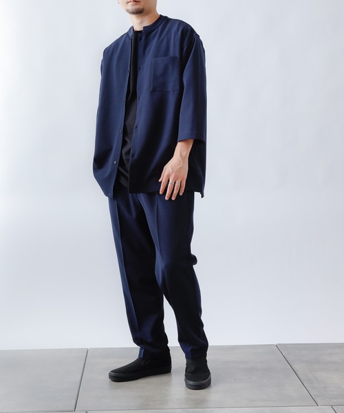 COLONY 2139（コロニートゥーワンスリーナイン）の「ストレッチイージーケアパンツ(テーパード)/スラックス※セットアップ対応（スラックス・メンズ・チャコールグレー/ブラック/ネイビー・MEDIUM/LARGE/X-LARGE）」の19枚目の写真