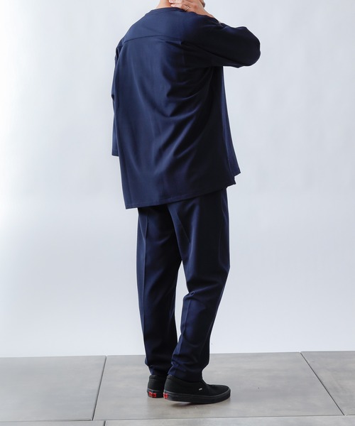 COLONY 2139（コロニートゥーワンスリーナイン）の「ストレッチイージーケアパンツ(テーパード)/スラックス※セットアップ対応（スラックス・メンズ・チャコールグレー/ブラック/ネイビー・MEDIUM/LARGE/X-LARGE）」の21枚目の写真