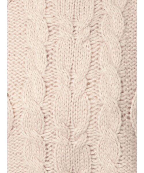 merry jenny（メリージェニー）の「ストリングケーブルニットベスト（ニット/セーター・レディース・アイボリー/ブラック/イエロー・FREE）」の5枚目の写真