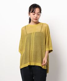 earth music&ecology | 透かし編みニットプルオーバー ＊(ニット/セーター)