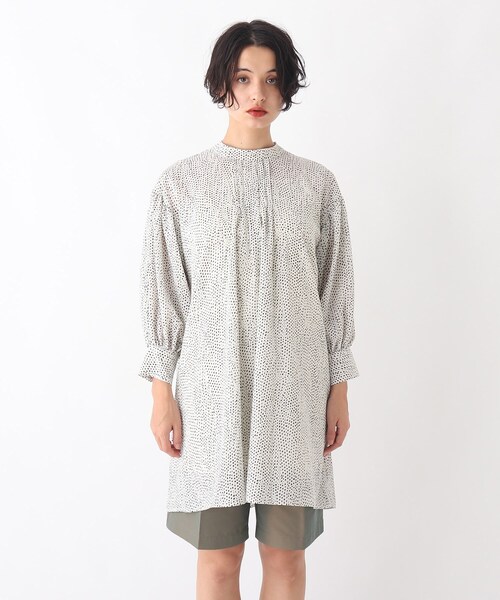 AG by aquagirl(エージーバイアクアガール)の「◆ランダムドットシアーチェックミニドレス【WEB限定サイズ】(ワンピース・レディース・ブラック系/ダークグリーン系/ホワイト系その他・40/36/38)」の4枚目の写真