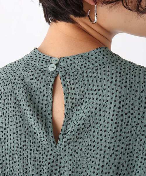 AG by aquagirl(エージーバイアクアガール)の「◆ランダムドットシアーチェックミニドレス【WEB限定サイズ】(ワンピース・レディース・ブラック系/ダークグリーン系/ホワイト系その他・40/36/38)」の6枚目の写真
