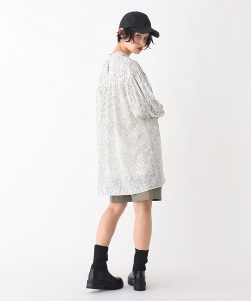 AG by aquagirl(エージーバイアクアガール)の「◆ランダムドットシアーチェックミニドレス【WEB限定サイズ】(ワンピース・レディース・ブラック系/ダークグリーン系/ホワイト系その他・40/36/38)」の11枚目の写真