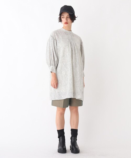AG by aquagirl(エージーバイアクアガール)の「◆ランダムドットシアーチェックミニドレス【WEB限定サイズ】(ワンピース・レディース・ブラック系/ダークグリーン系/ホワイト系その他・40/36/38)」の12枚目の写真