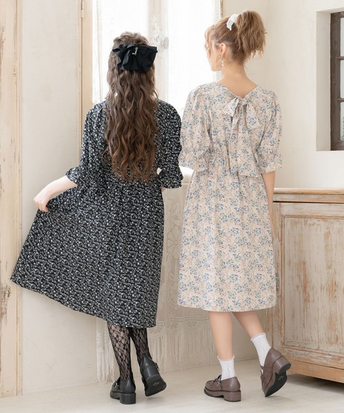 DearMyLoveRose（ディアマイラブローズ）の「前後２ＷＡＹリボンワンピース（ワンピース・レディース・ホワイト/ブラック/ベージュ/ホワイト系その他/ブラック系その他/ベージュ系その他・MEDIUM/LARGE/X-LARGE/XX-LARGE）」の10枚目の写真
