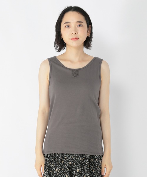 studio CLIP（スタディオクリップ）の「[取扱い店舗限定]カップ付きタンクトップ（タンクトップ・レディース・ブラック/ライトグレー・MEDIUM/LARGE）」の5枚目の写真