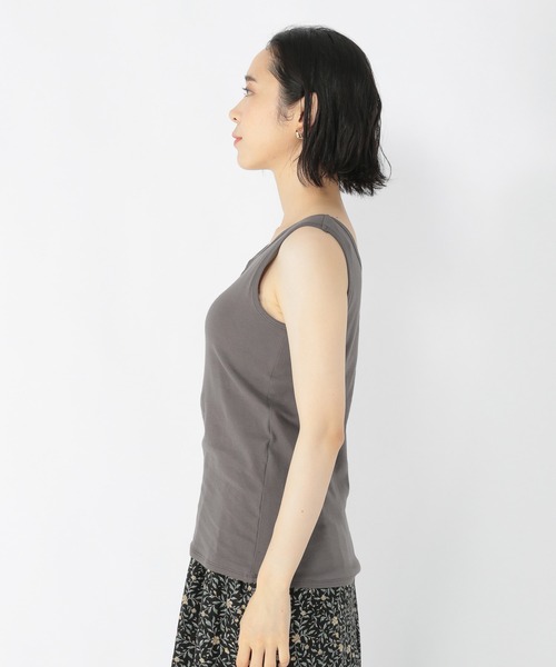 studio CLIP（スタディオクリップ）の「[取扱い店舗限定]カップ付きタンクトップ（タンクトップ・レディース・ブラック/ライトグレー・MEDIUM/LARGE）」の14枚目の写真