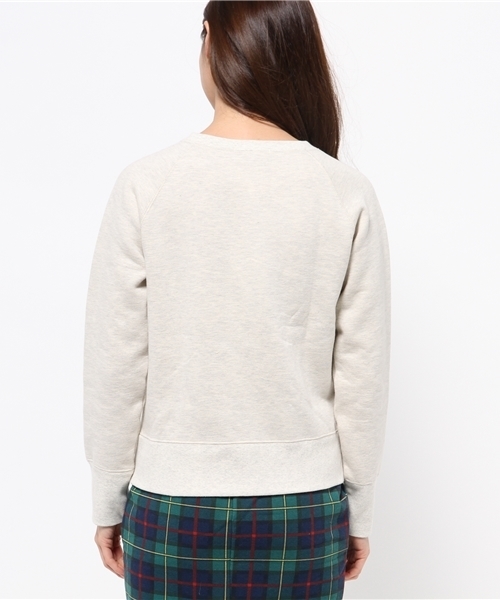 OUTLET（アウトレット）の「【DouDou】PARIS刺繍裏毛TOPS（Tシャツ/カットソー・レディース・グレー/オートミール・FREE）」の5枚目の写真