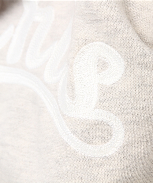 OUTLET（アウトレット）の「【DouDou】PARIS刺繍裏毛TOPS（Tシャツ/カットソー・レディース・グレー/オートミール・FREE）」の10枚目の写真