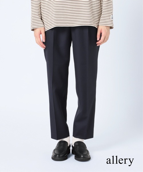 417 EDIFICE SELECT（フォーワンセブンエディフィスセレクト）の「【allery / アレリ―】 slacks tapered / スラックス テーパード（スラックス・メンズ・グレー/ブラウン/ネイビー・SMALL/MEDIUM/LARGE/X-LARGE）」の12枚目の写真