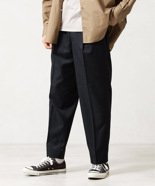 417 EDIFICE SELECT（フォーワンセブンエディフィスセレクト）の「【allery / アレリ―】 slacks tapered / スラックス テーパード（スラックス・メンズ・グレー/ブラウン/ネイビー・SMALL/MEDIUM/LARGE/X-LARGE）」の8枚目の写真