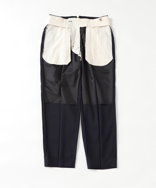 417 EDIFICE SELECT（フォーワンセブンエディフィスセレクト）の「【allery / アレリ―】 slacks tapered / スラックス テーパード（スラックス・メンズ・グレー/ブラウン/ネイビー・SMALL/MEDIUM/LARGE/X-LARGE）」の16枚目の写真