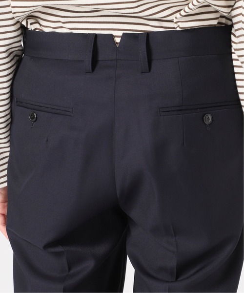 417 EDIFICE SELECT（フォーワンセブンエディフィスセレクト）の「【allery / アレリ―】 slacks tapered / スラックス テーパード（スラックス・メンズ・グレー/ブラウン/ネイビー・SMALL/MEDIUM/LARGE/X-LARGE）」の4枚目の写真