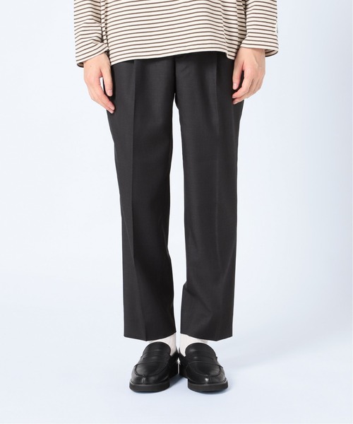 417 EDIFICE SELECT（フォーワンセブンエディフィスセレクト）の「【allery / アレリ―】 slacks tapered / スラックス テーパード（スラックス・メンズ・グレー/ブラウン/ネイビー・SMALL/MEDIUM/LARGE/X-LARGE）」の22枚目の写真