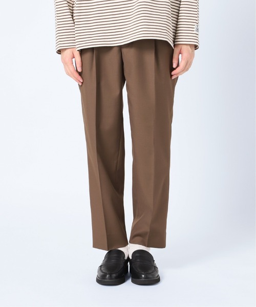 417 EDIFICE SELECT（フォーワンセブンエディフィスセレクト）の「【allery / アレリ―】 slacks tapered / スラックス テーパード（スラックス・メンズ・グレー/ブラウン/ネイビー・SMALL/MEDIUM/LARGE/X-LARGE）」の18枚目の写真