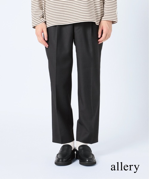 417 EDIFICE SELECT（フォーワンセブンエディフィスセレクト）の「【allery / アレリ―】 slacks tapered / スラックス テーパード（スラックス・メンズ・グレー/ブラウン/ネイビー・SMALL/MEDIUM/LARGE/X-LARGE）」の6枚目の写真