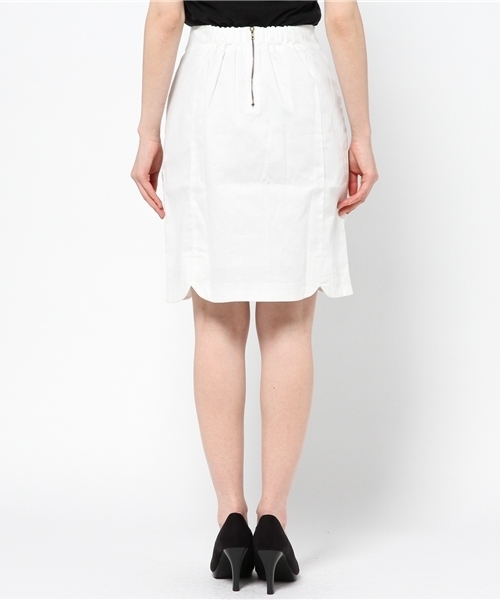 WEGO(ウィゴー)の「WEGO/フリルストレートスカート(スカート・レディース・ホワイト/ネイビー/レッド・FREE)」の9枚目の写真