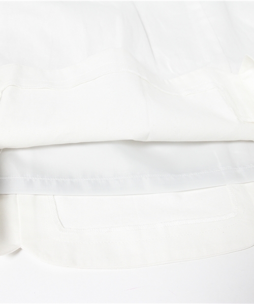 WEGO(ウィゴー)の「WEGO/フリルストレートスカート(スカート・レディース・ホワイト/ネイビー/レッド・FREE)」の5枚目の写真