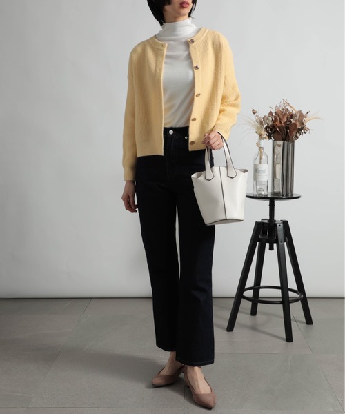 MAISON BREEZE(メゾンブリーズ)の「シーンやコーデによって変形可能な万能バッグ♪【MAISON BREEZE】ハイクオリティ2WAYバケツショルダーバッグ KNF【自立型】(ショルダーバッグ・レディース・ホワイト/ブラック/ブラウン/グレー・FREE)」の5枚目の写真