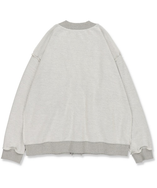 SPINNS（スピンズ）の「【ゆるシルエット】インサイドアウト 裏起毛レタードカーディガン（カーディガン/ボレロ・レディース・ネイビー/杢グレー/ダークグリーン/オレンジ系その他・ONESIZE）」の12枚目の写真