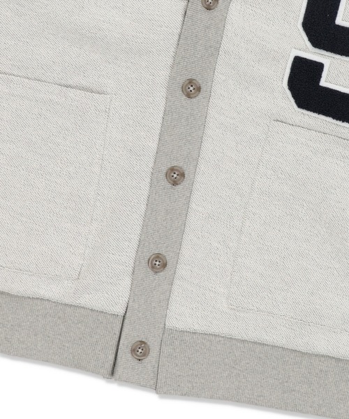 SPINNS（スピンズ）の「【ゆるシルエット】インサイドアウト 裏起毛レタードカーディガン（カーディガン/ボレロ・レディース・ネイビー/杢グレー/ダークグリーン/オレンジ系その他・ONESIZE）」の16枚目の写真