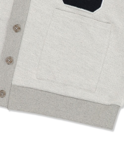 SPINNS（スピンズ）の「【ゆるシルエット】インサイドアウト 裏起毛レタードカーディガン（カーディガン/ボレロ・レディース・ネイビー/杢グレー/ダークグリーン/オレンジ系その他・ONESIZE）」の18枚目の写真