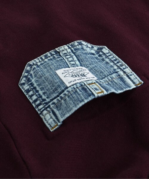 F.O.KIDS(エフオーキッズ)の「デニムポケットフーディー(パーカー・キッズ・カーキ/アイボリー/インディゴブルー/パープル・90/100/110/120/80/130/95/140)」の8枚目の写真