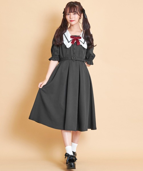 Secret Honey（シークレットハニー）の「変形衿ロングワンピース