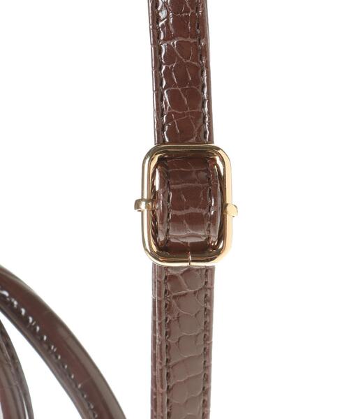 INGNI（イング）の「スクエアボストンバッグ（トートバッグ・レディース・ブラック/ブラウン/アイボリー・ONE SIZE）」の8枚目の写真