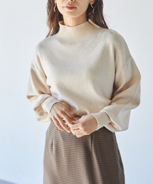 mysty woman | ボリュームスリーブハイネックプルオーバー 255257(ニット/セーター)