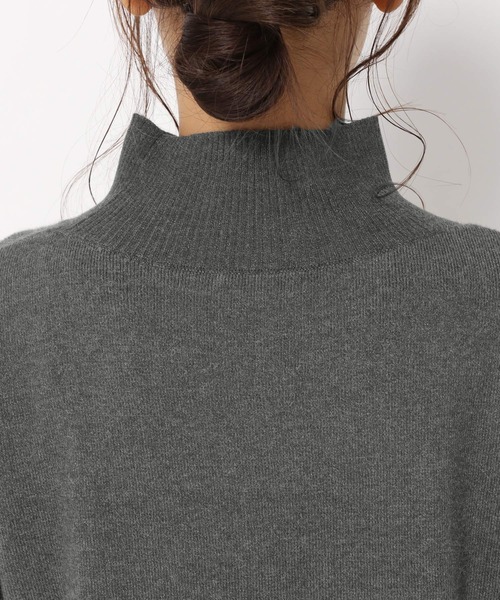 mysty woman（ミスティウーマン）の「ボリュームスリーブハイネックプルオーバー 255257（ニット/セーター・レディース・アイボリー/チャコール/モカ/グリーン系/ピンク系その他/ダークオレンジ/グリーン/イエロー系/ラベンダー・FREE）」の19枚目の写真