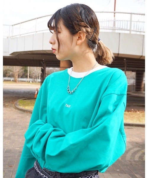 VIBGYOR（ヴィブジョー）の「【Re:one】-L.GREY-  TAXI L/S TEE(MA)（Tシャツ/カットソー・メンズ・グリーン・FREE）」の11枚目の写真