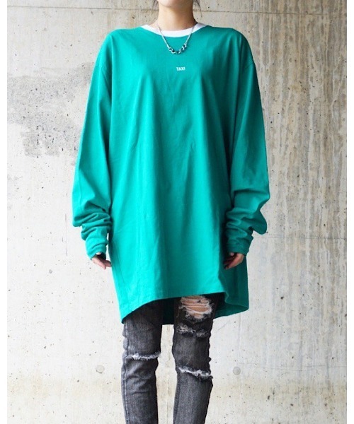 VIBGYOR（ヴィブジョー）の「【Re:one】-L.GREY-  TAXI L/S TEE(MA)（Tシャツ/カットソー・メンズ・グリーン・FREE）」の5枚目の写真